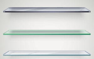verschiedene Glasarten